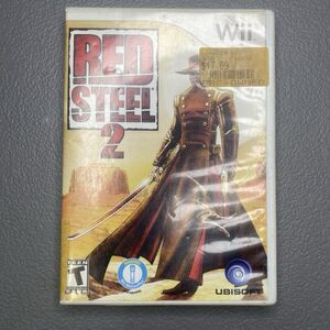 Wii Video Game RED STEEL 2 + Case Untested